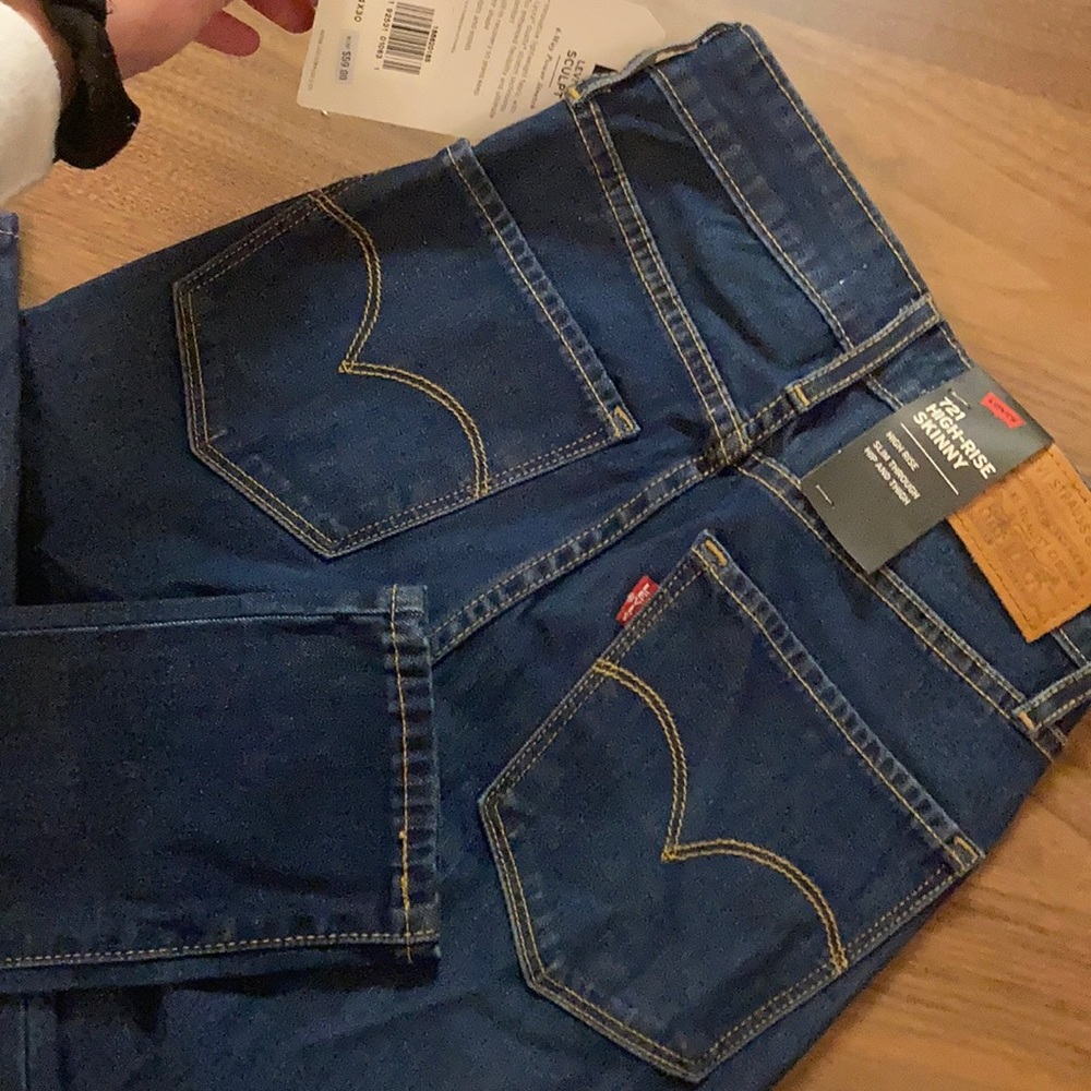Levi 721 high rise skinny jeans
